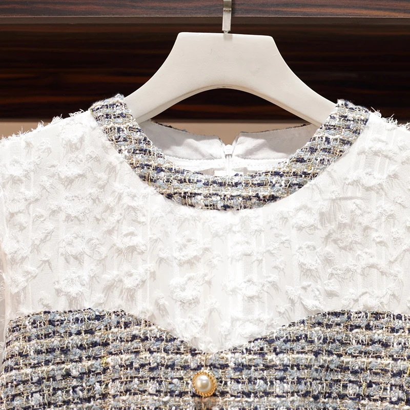 Женское платье большого размера осеннее для толстой сестры новое тонкое женское