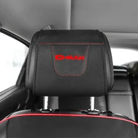 1pc for isuzu dmax car headrest protector cover pu leather car headrest cover car accessories