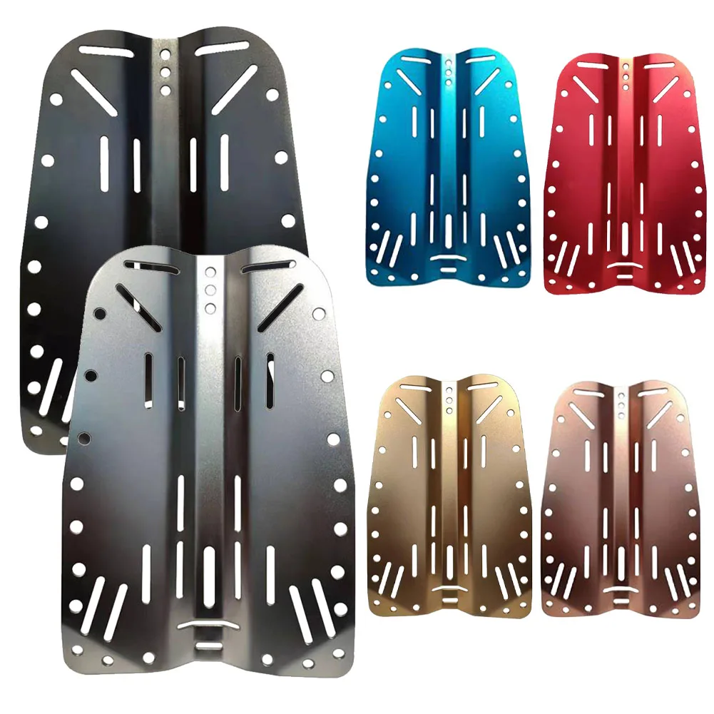 

Equipment Harness Technic Diving Back Plate Scuba Heavy Duty Underwater Sports Single Tank Storage Gear BCD Diver Aluminium