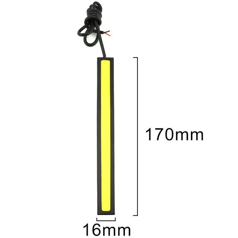 2 шт. Автомобильный светодиодный дневные ходовые огни ультра яркий DC 12 В 17 см