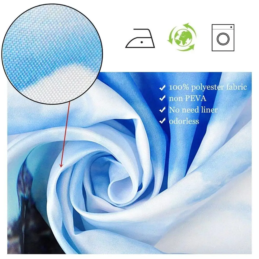 Красная Автомобильная 3d-занавеска для душа водонепроницаемая волоконная