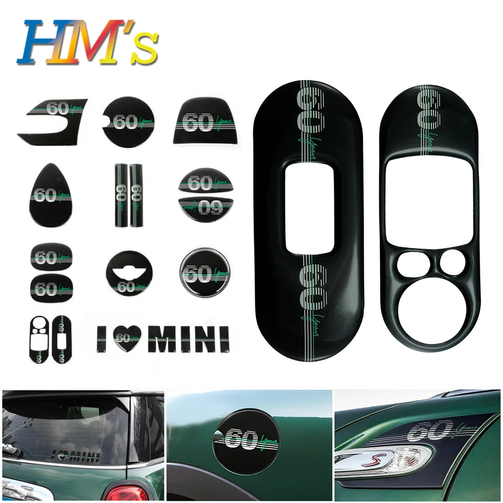 Для MINI One Cooper S JCW Clubman Countryman R50 R52 R55 R56 R57 R58 R59 R60 R61 F54 F55 F56 F60 60 лет юбилейные