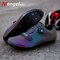 2021 colorful breathable mtb bike shoes spd cleats flat sneaker road bicycle sport biking shoe racing cycling footwear menwomen