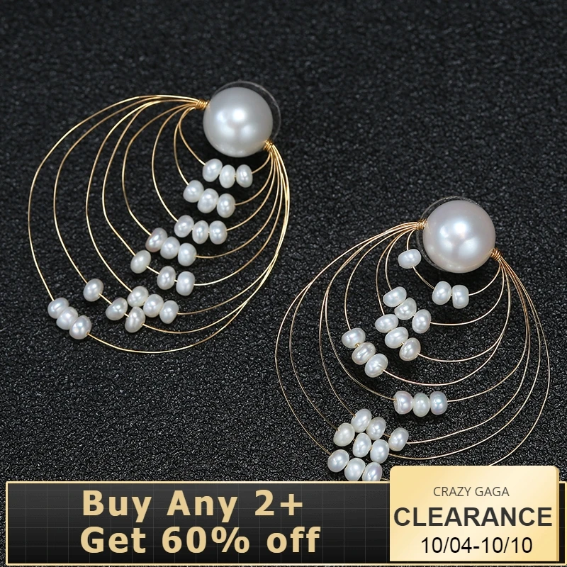 2019 распродажа роскошные висячие серьги ручной работы с жемчугом 3-4 мм/10-11 мм