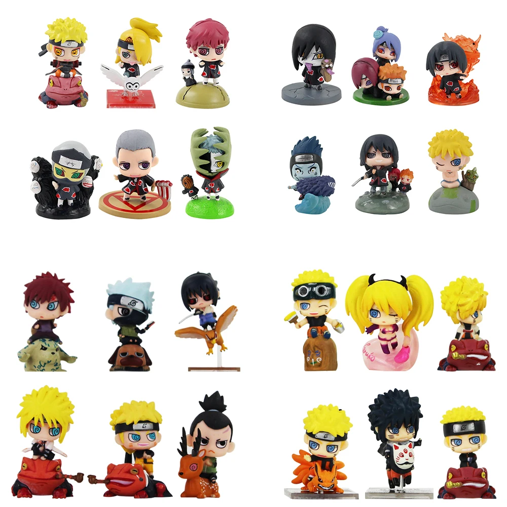 Экшн Фигурки 6 шт./компл. игрушки шахматы Новые Аниме фигурки из ПВХ для украшения