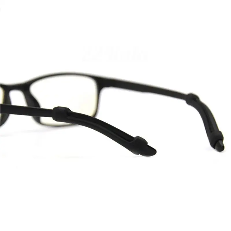 

New Temple Hook Tip Eyeglass / Glasses / Spectacles Ear Grip Anti Slip, Black Amount: 3 Pairs / 6 Pcs