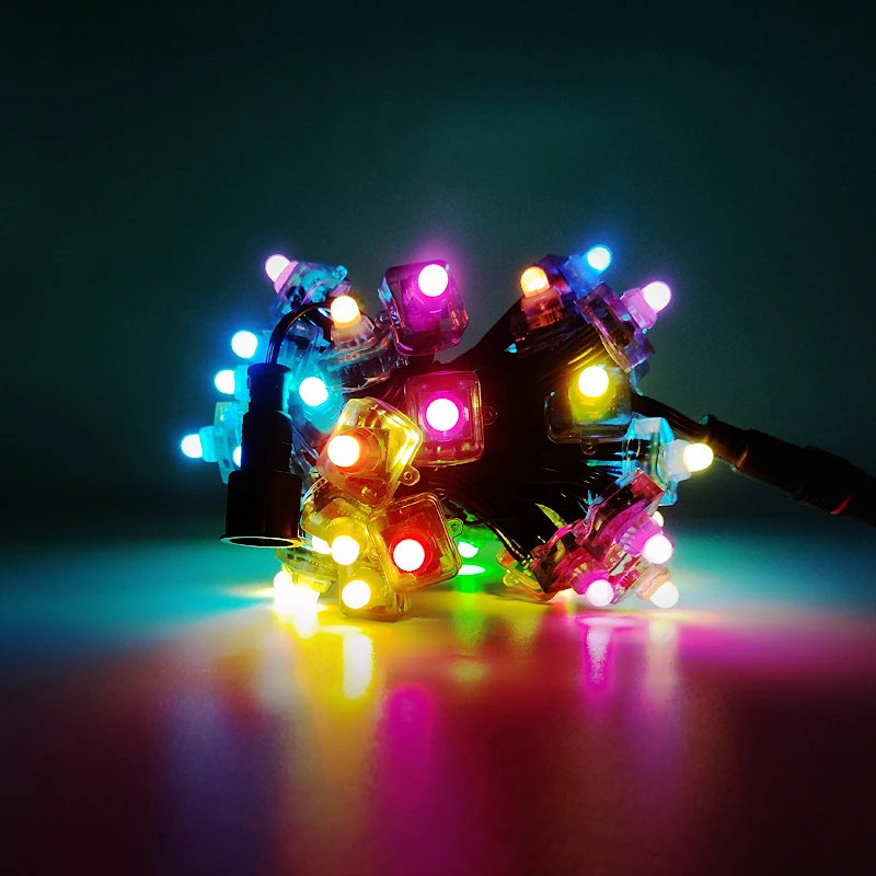 Высокая яркость версия ws2811 DC5V RGB светодиодный плоский светильник | Лампы и