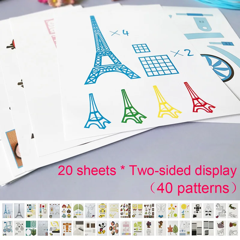 Separate template Myriwell 3d Ручка 3d ручки, 1,75 мм ABS/PLA нити, 3 d pen3d модель, Creative3d ручка для печати, лучший подарок для детей DIY креативный, pen-3d - Цвет: Separate template
