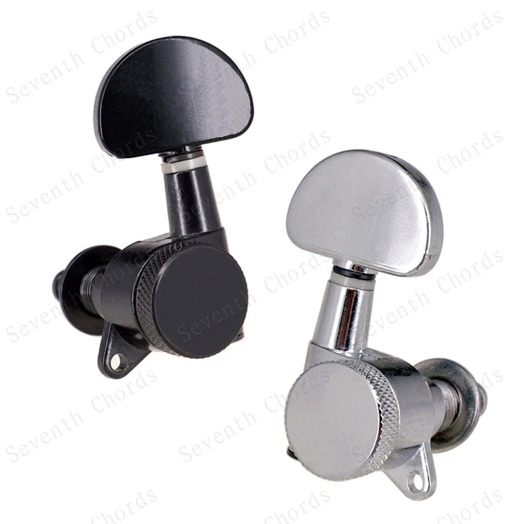 ein set 6 pcs gesperrt string tuning pegs mechaniken mechaniken für akustische elektrische gitarre mit großen halbkreis taste free global sh