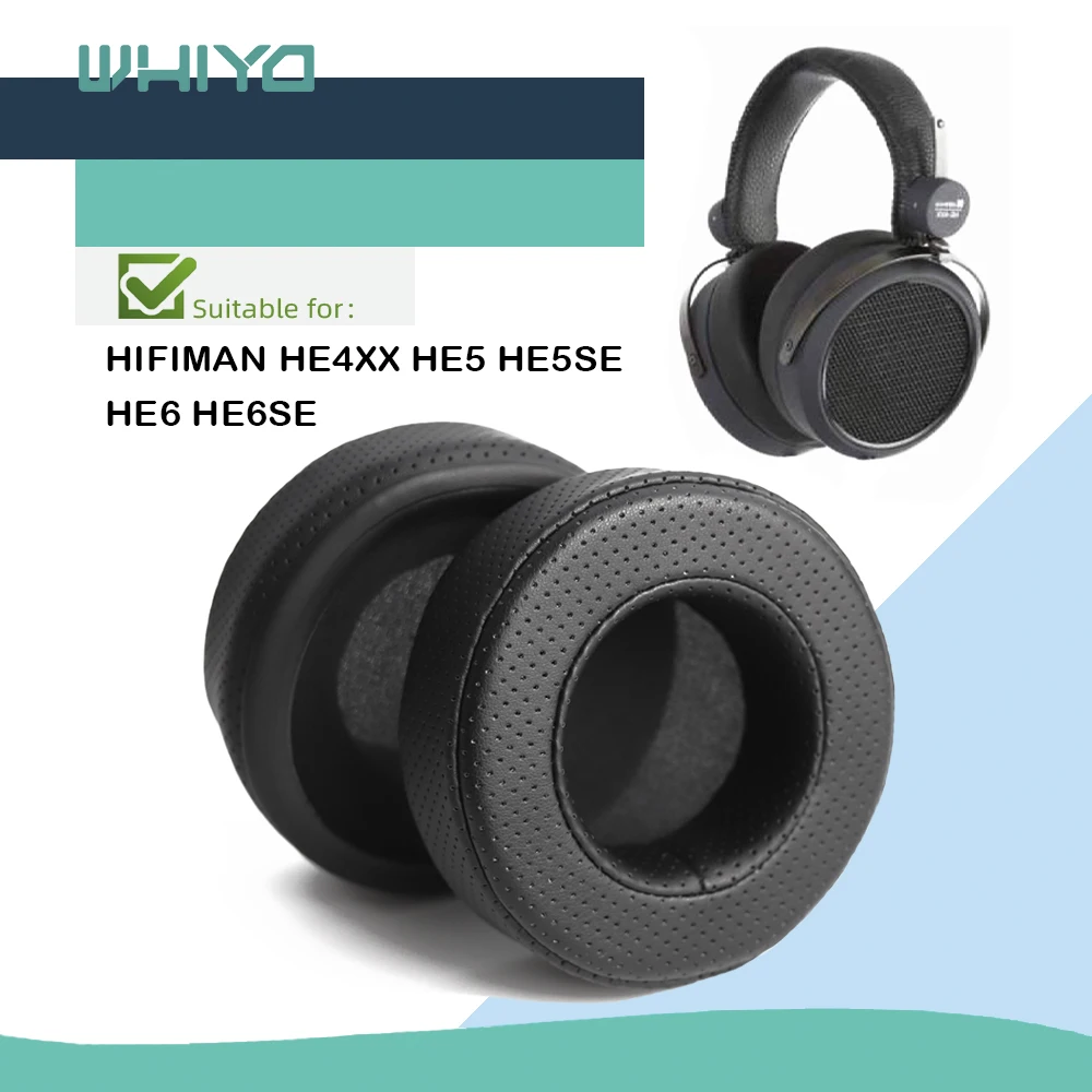 Almofadas de Ouvido para Hifiman Fones de Ouvido Whiyo Substituição He6se se Almofada Manga Veludo Earpad Copos Earmuffes Capa He5 He5se He6