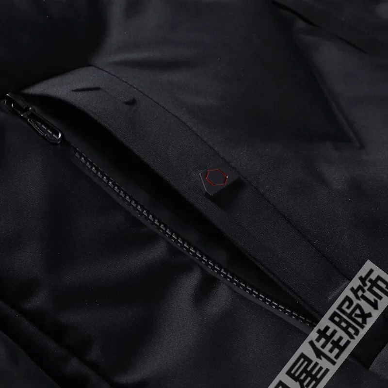 Мужская ветрозащитная куртка с капюшоном новая теплая верхняя одежда большого