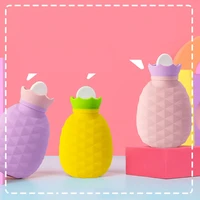 cute hot water bottle bag hand warmer filled with hand warm water and pineapple warm water bag household items kawaii