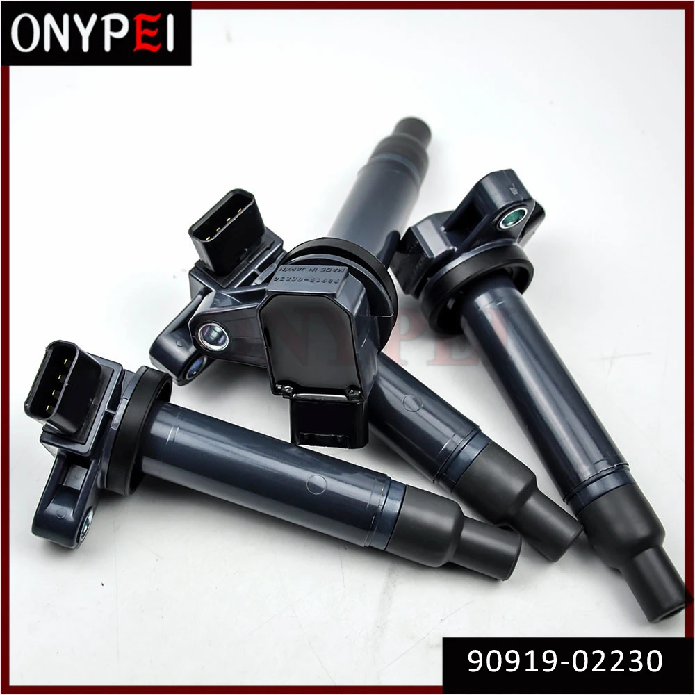 Набор из 4 катушки зажигания 90919 02230 для Lexus GS430 LS430 LX470 Toyota Land Cruiser 9091902230 90080 19027 мкФ
