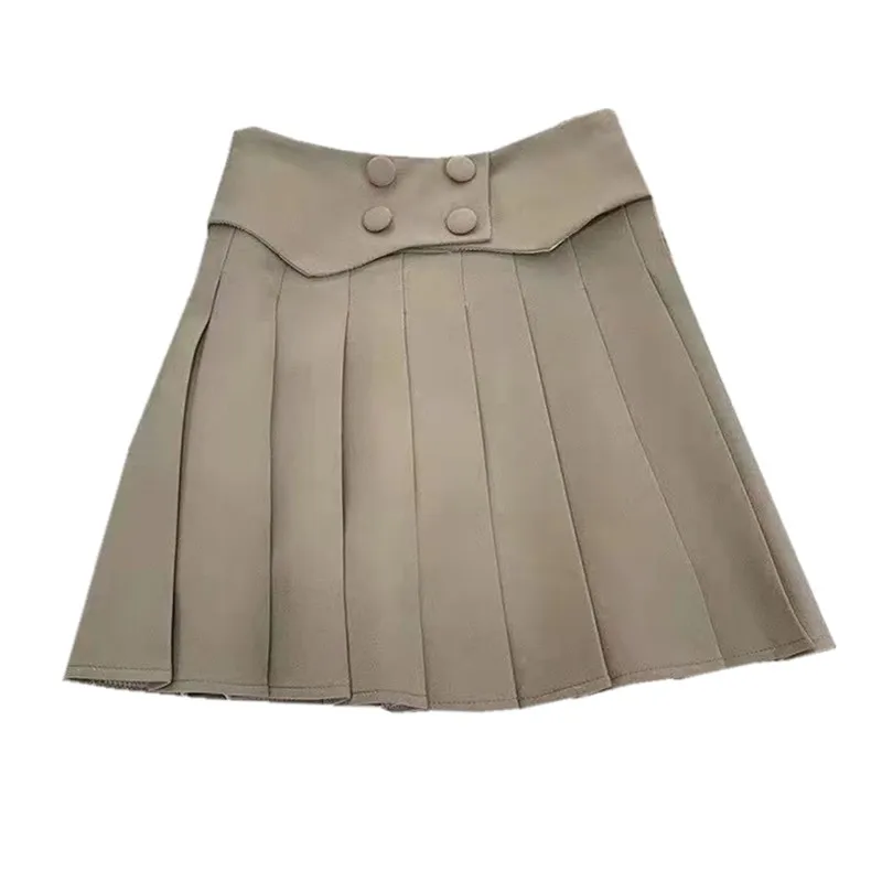 

Ins/Новые летние японская школьная обувь для девочек JK двубортное платье трапециевидной формы плиссированная юбка милые украшения в виде цв...