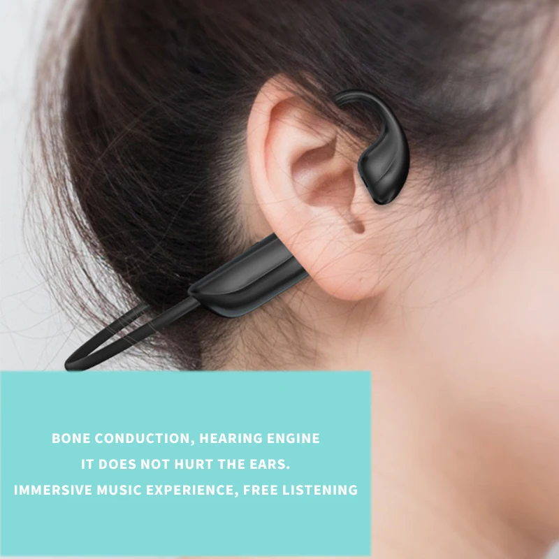 Беспроводная Bluetooth 5 0 гарнитура с ушным крючком для подключения спортивная Гарнитура сенсорная