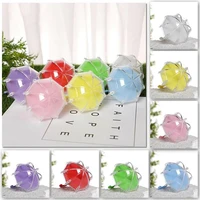 1pcs mini plastic umbrella shaped multi color shaped candy box wedding souvenir favors baby full moon candy box decoration gift