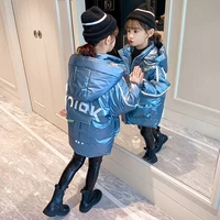 kids girls winter fshion boutique bright thick parkas christmas costumes children clothing teen cute waterproof outerwear coats
