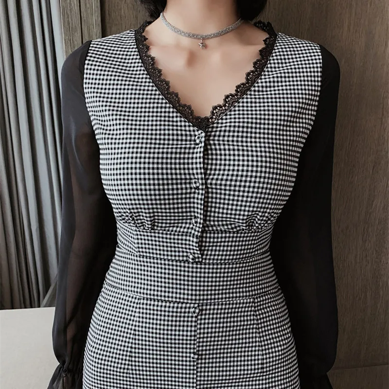 Комплект из 2 предметов летний клетчатый женский костюм сексуальные Офисные