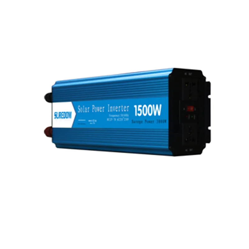 2019 Factory supply pure sine wave inverter 1500W for storage batteries portable emergency solar storage system home use