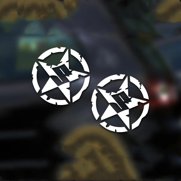 Виниловая наклейка с пятью звездами 20 см | Автомобили и мотоциклы