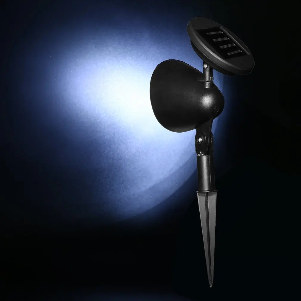 2 шт. 3 светодиодный Светодиодный светильник на солнечных батареях точечный