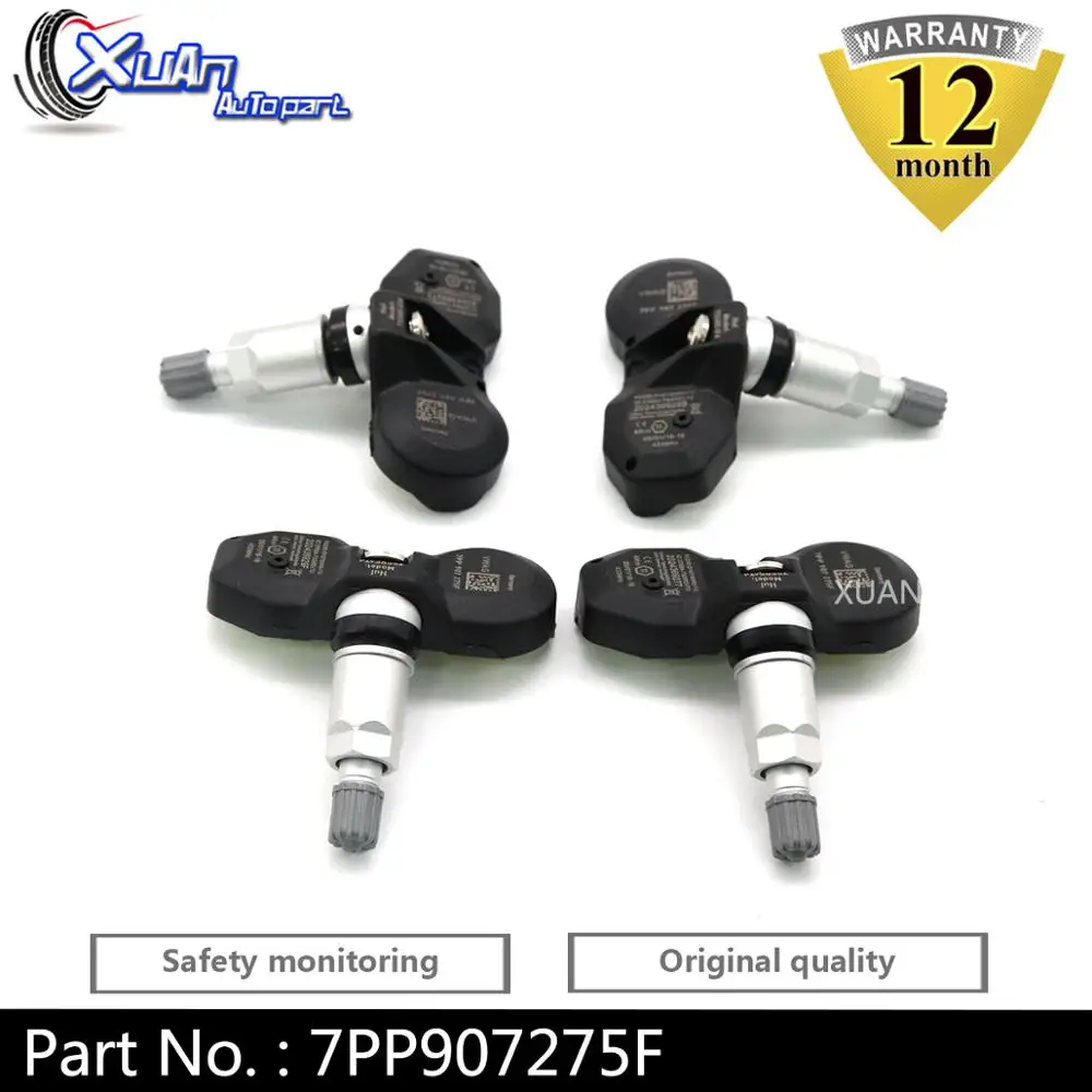 

XUAN 7PP-907-275F Tire Pressure Monitor Sensor TPMS Sensor For MINI COOPER VOLKSWAGEN TOUAREG 2007-2014 7PP907275F 433MHZ