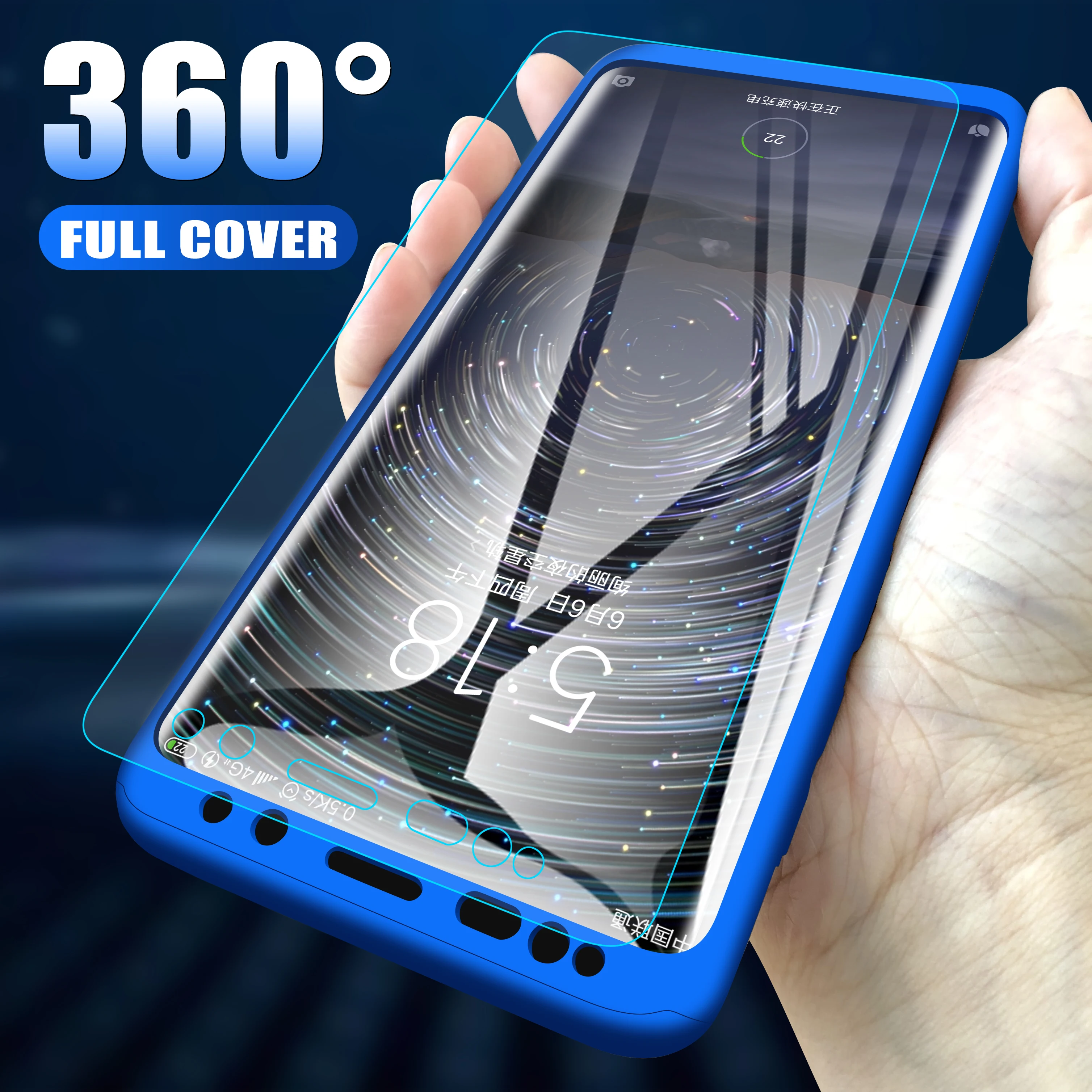 360 полный защитный чехол для телефона Huawei Honor 20i 10i 9 10 Lite 7X 8X Max 20 Pro 8 8A 7C V20 V10 V9 Play