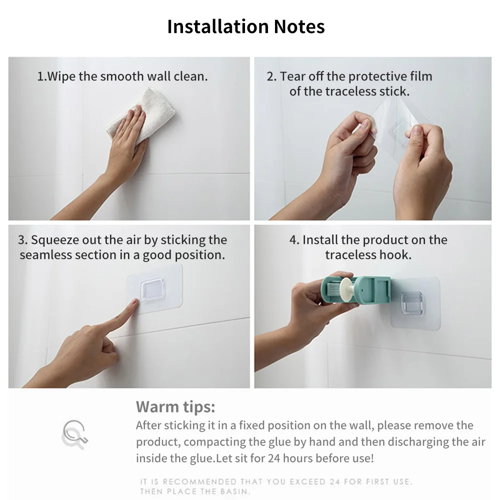 

Wall Mounted Mop Holder Organizer Bathroom Brush Broom Hanger Rack Hook Essential Tool For Kitchen And Bathroom