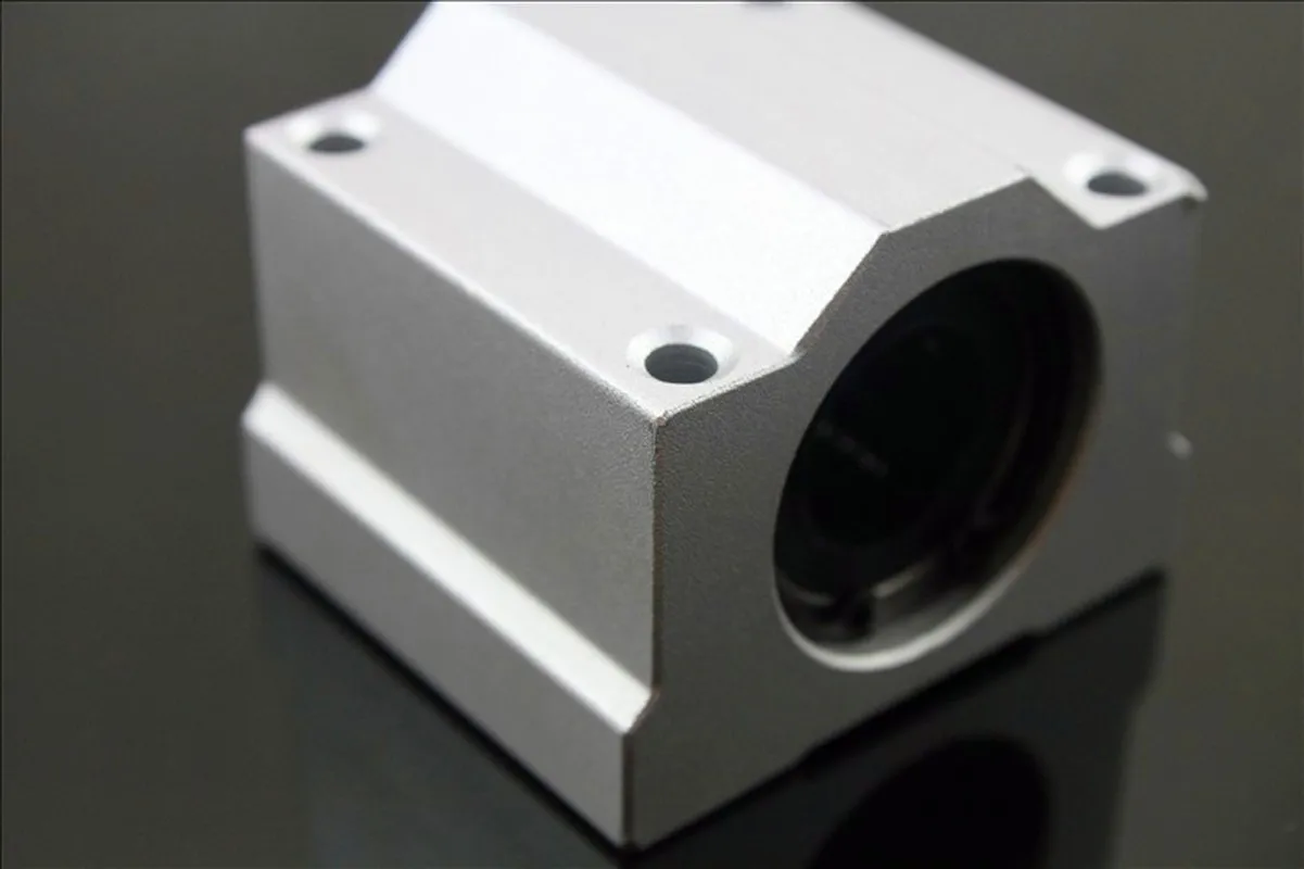 4pcs linear pillow block sc12uu sc8uu sc10uu scs 8 10 12 scs16 20 ball bearing motion slider block cnc router 3d printer parts free global shipping