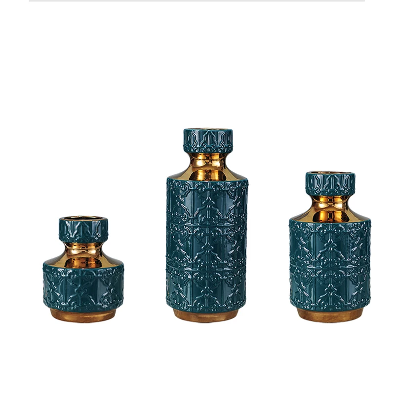 

Ceramic vase home decoration living room decor vase TV cabinet sample room decoration flower vase dried flower ornaments