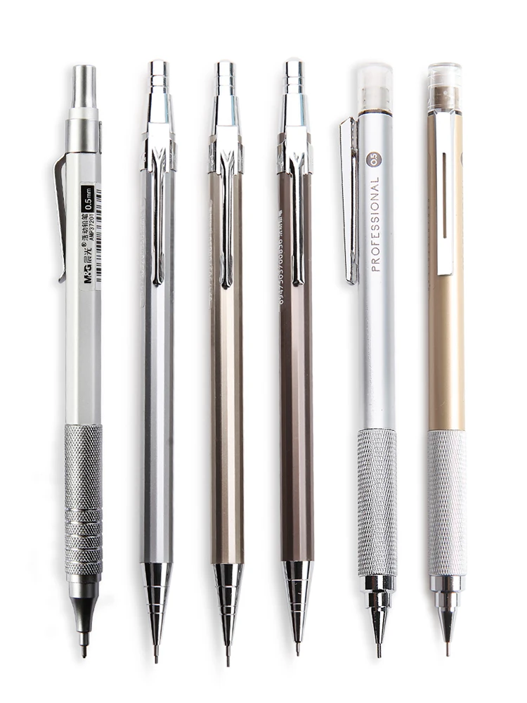 

Автоматический Карандаш 0,5 0,7 мм, сменный стержень, 2 дюйма, HB, треугольный, для начальной школы, Безопасный инструмент для детских скетчей