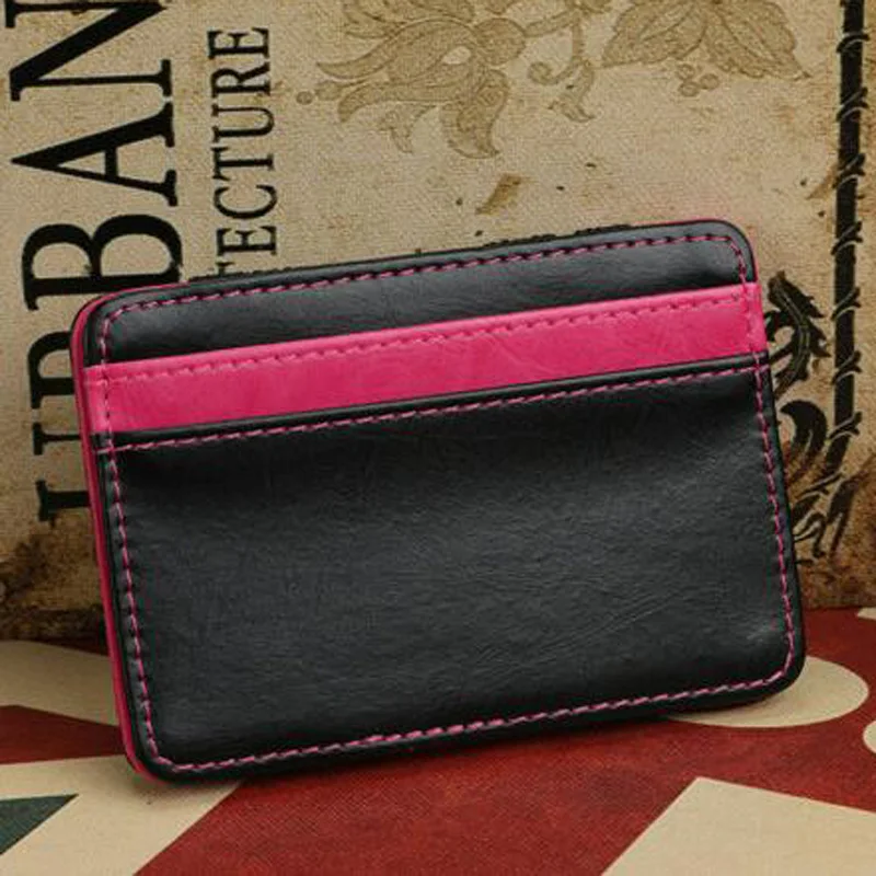 Высококачественный ультратонкий маленький мужской волшебный кошелек Маленький