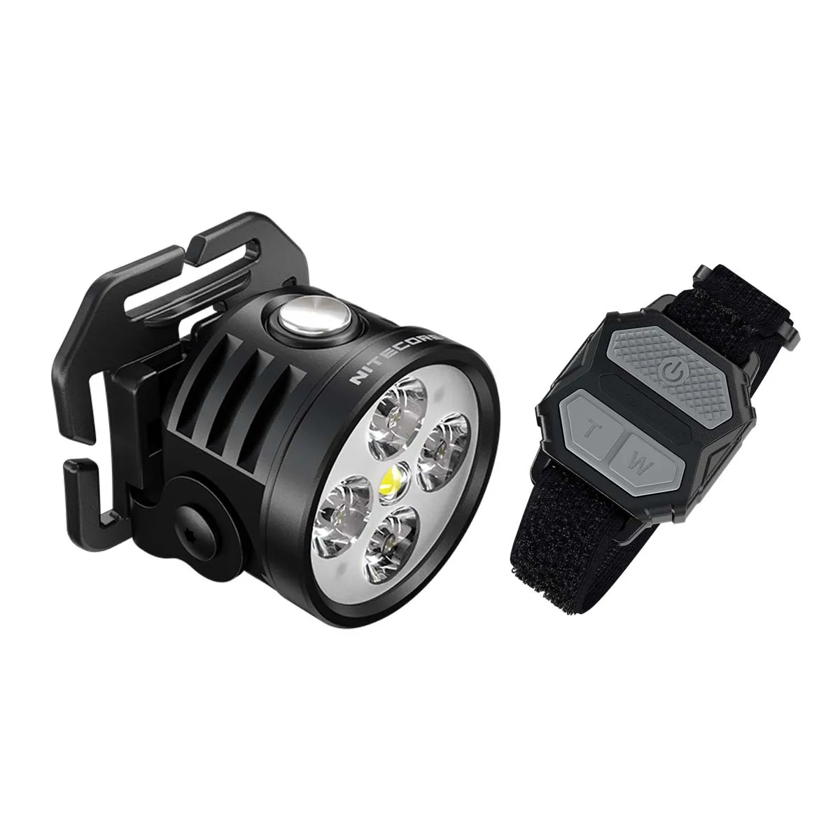 Продажа Налобный фонарь NITECORE HU60 высокой мощности, светодиодные фонарики 4 X CREE XP-G3 1600 люмен, фонарь с большой мощностью