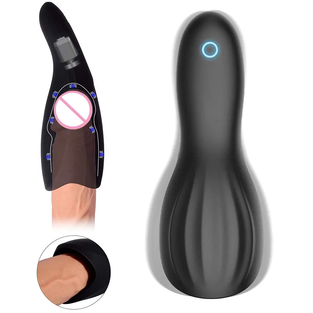 10 режимов пенис задержка тренажер мужской мастурбатор вибратор автоматический