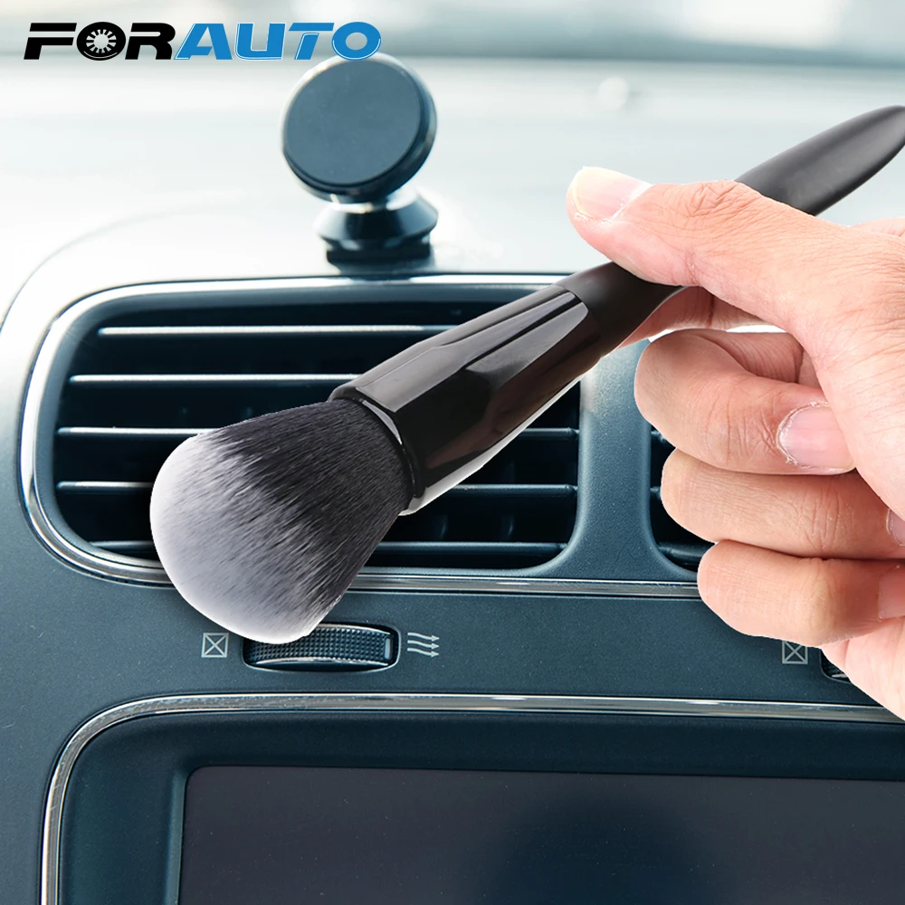 

Щетка для чистки салона автомобиля FORAUTO щетка для удаления пыли мягкая панель щетка для очистки пыли 20 см Удлиняющая многофункциональная де...