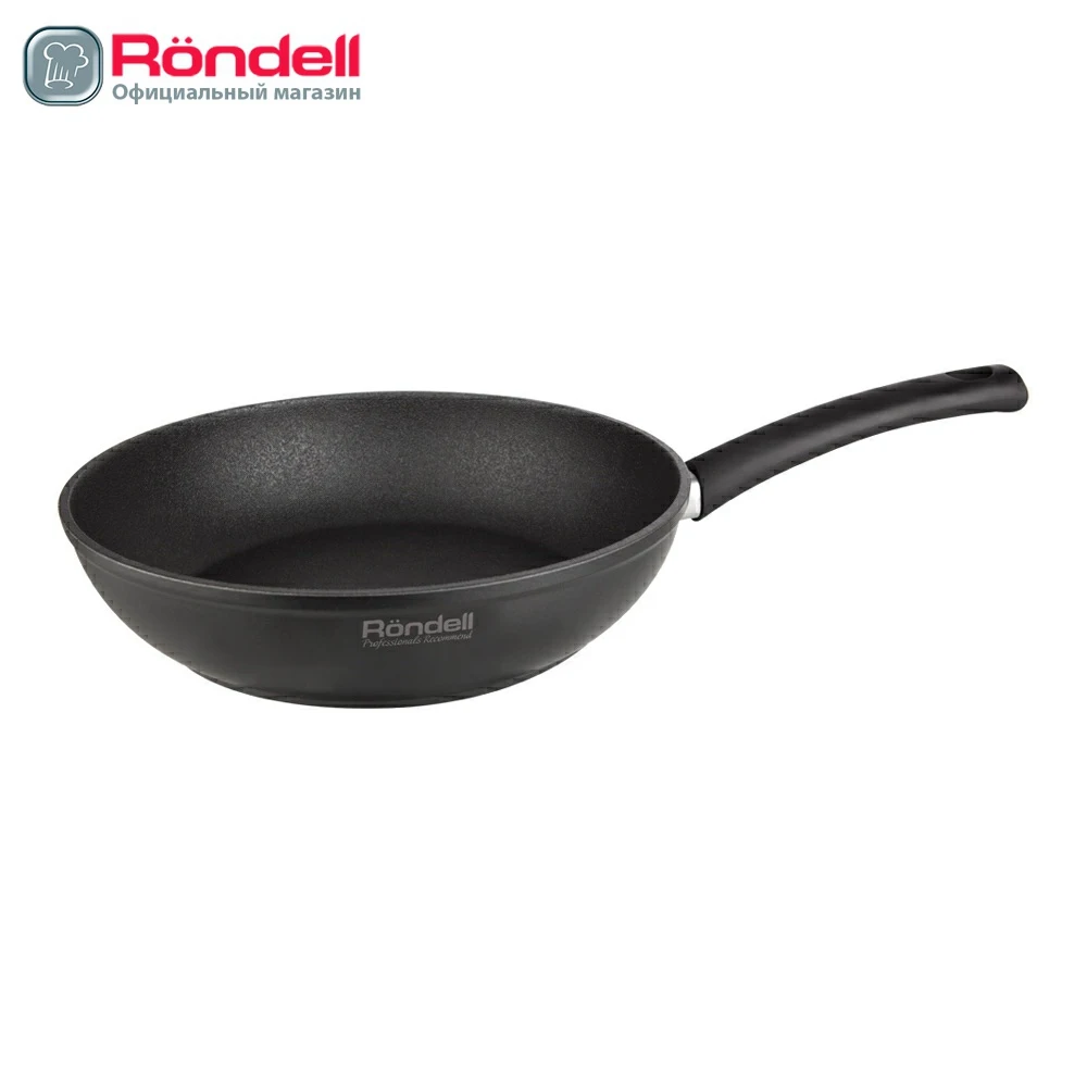 Deep frying pan 24x6 cm Mustang Rondell RDA-597 cookware for home utensils kitchen | Дом и сад