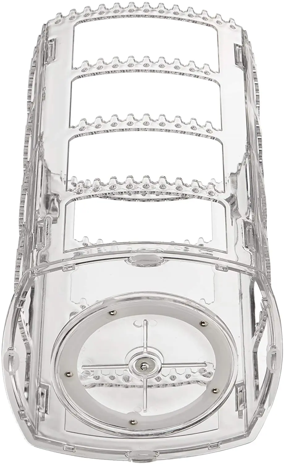 360 Rotating Earring Holder and Jewelry Organizer, 4/5Tiers Jewelry Rack Display Classic Stand for Necklaces Earrings Piercing