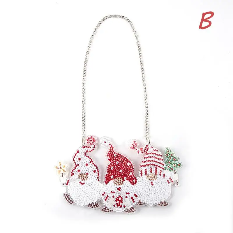 

DIY Diamond Painting Hanging House Number Doorplate Christmas Door Decoration