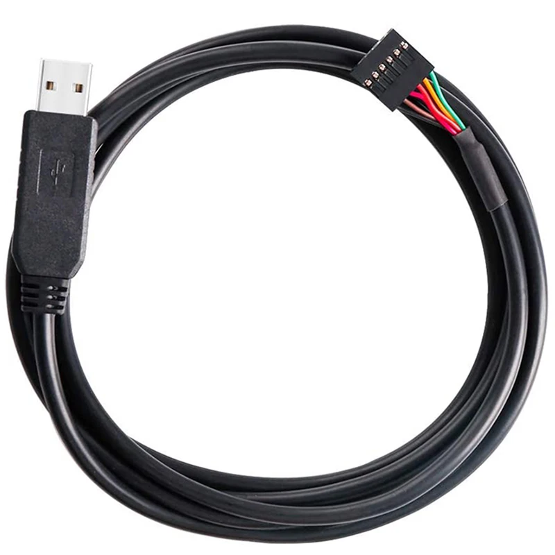USB к TTL серийный 5V адаптер переменного тока Кабель 6 Pin 0 1 дюймов шаг муфтовый