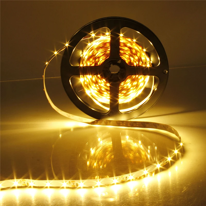 

DC 12V 5M RGB Flexible LED Strip Light 3528SMD Ribbon Adhesive Tape TV Background Lighting Support Dropshipping