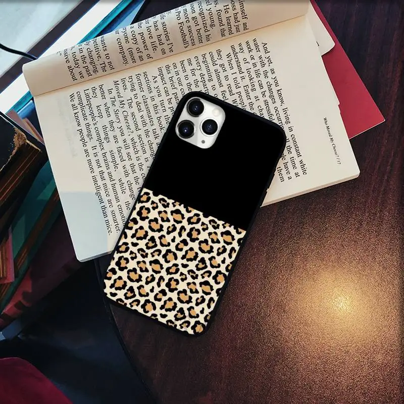 

Luxury fashion Leopard Print Pattern Phone Case for iPhone 11 12 pro XS MAX 8 7 6 6S Plus X 5S SE 2020 XR Soft silicone