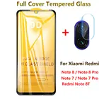 Защитное стекло для экрана и камеры, для Xiaomi Redmi Note 8, 7 Pro, 8A, 7A