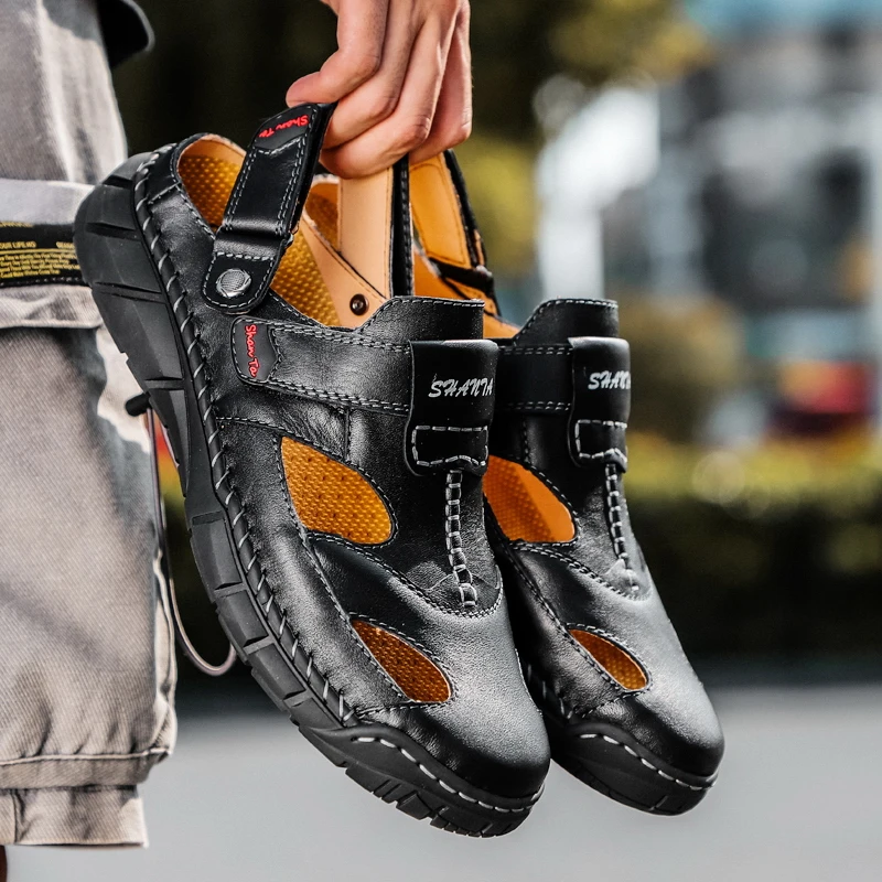 Сандалии мужские из натуральной кожи