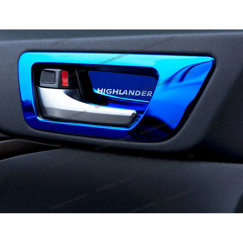 Lsrtw2017 машинки внутренние дверные ручки чаши рамки планки молдинги для Toyota Highlander