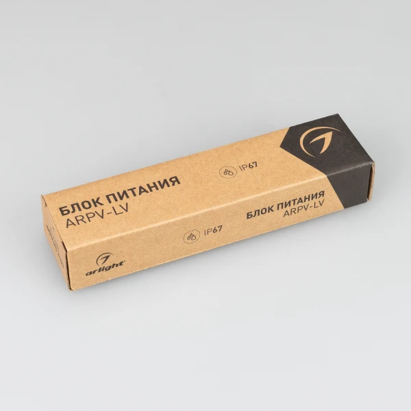 Блок питания ARPV-LV24025 (24V 1.0A 24W) ( IP67 Пластик 2 года) | Освещение