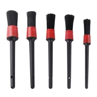 car cleaning brush tools detailing brush dashboard air outlet car auto washing accessories 5pcs