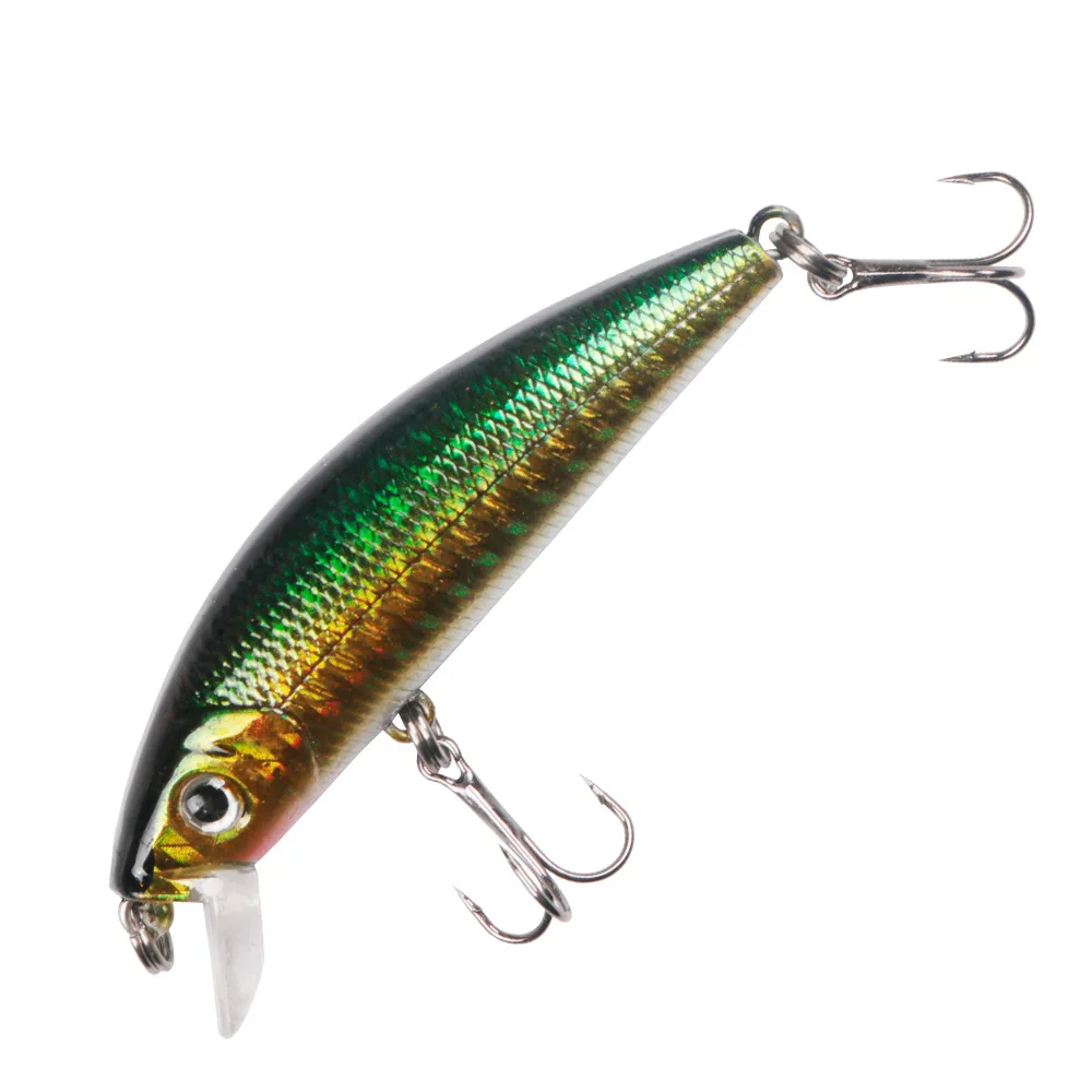 1 шт. Рыболовная Приманка Minnow лазерный жесткая искусственная приманка 3D глаза 7 см