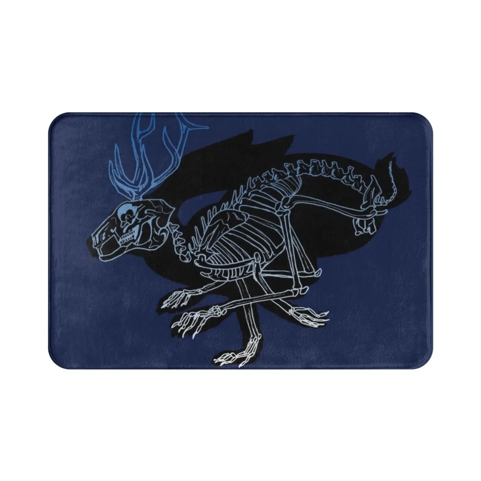 Анатомия шакалопа коврик Мягкая Нескользящая биология кролик шакалоп Скелет