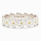 Простые Кольца с одуванчиком для женщин, кольцо с диким цветком, милая маленькая Маргаритка, белые цветочные кольца для девочек, ювелирные изделия для снятия напряжения