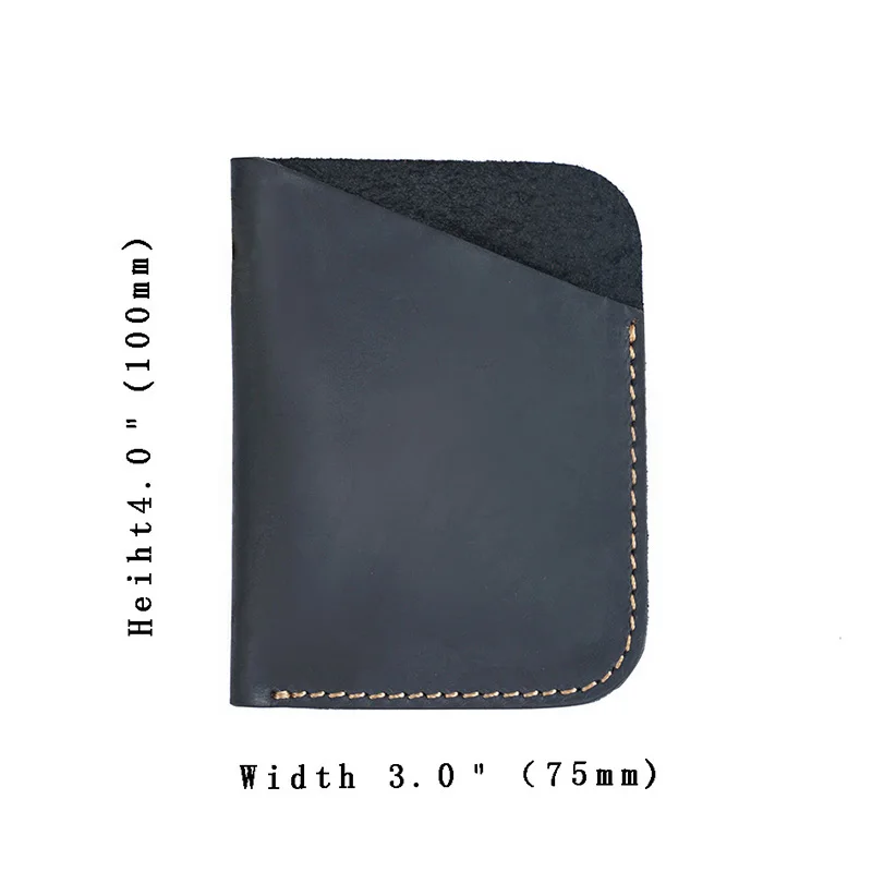 Простой кошелек AETOO из кожи Крейзи Хорс Винтажный Мужской Повседневный Кошелек